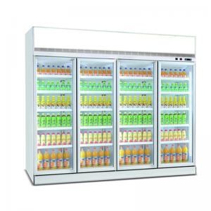 Commercial Upright Freezer Beer Display Fridge Monster Energy Drink Display Cooler