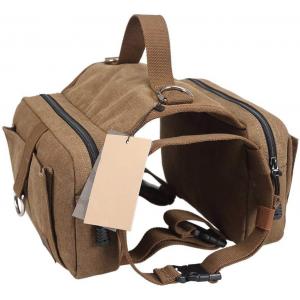 China  				Dog Pack Hound Travel Camping Hiking Backpack Saddle Bag Rucksack for Medium & Large Dog Bag 	         supplier