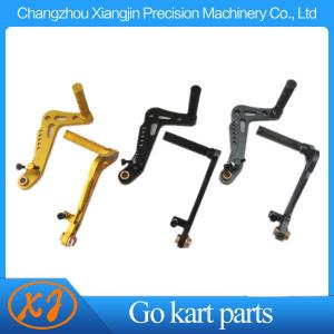China NEW !! CNC Machining Gold Anodized Aluminum Racing go kart pedals supplier