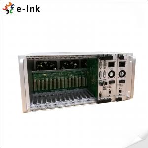 5U Rack Mount 4K DVI KVM Fiber Optic Extender Real Time Transmission