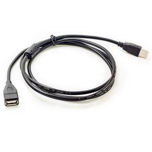 China High Speed Black USB 2.0 Extender Cable 1.5m A Male To A Female USB Cable supplier