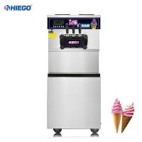 China Embraco Stainless Commercial Ice Cream Dispenser With 2+1 Mix Nozzle on sale