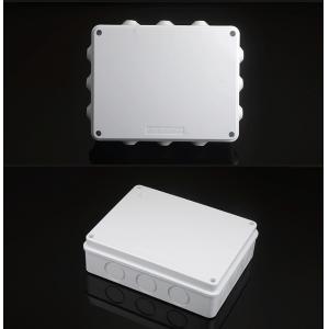ABS Plastic Waterproof Adaptable Junction Box With Knockouts Entry Holes 255x200x80mm