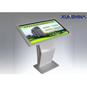 China OPS PC Design 49Inch Interactive Touch Screen Kiosk With 400Nits LED Backlight supplier