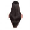 China Natural Color 180 Density Lace Front Human Hair Wigs For African And American wholesale