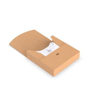 Customized Clothing Packing Boxes  T shirt Kraft Apparel Boxes