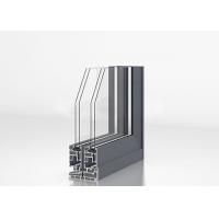 China Powder Coating Aluminium Sliding Door Extrusions With ROHS / SGS Approval on sale
