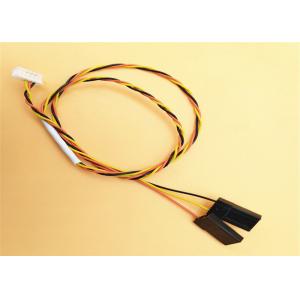 China 30 Awg Twisted Y Wire Harness Assembly 1.5mm 6 Pin Jst Zh To 3p Dupont 2.54mm Pitch Plug supplier