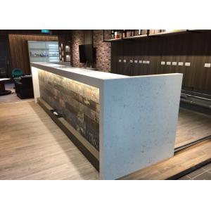 Scratch Resist Honed Finish Quartz Kitchen Countertops 3000mm X 1400mm