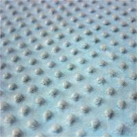 China Warp Knitted Minky Dot Fabric By The Yard Customized Color For Garment on sale