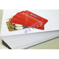 China White Inkjet Printable PVC Card Material Thickness Range 0.15mm-0.33mm on sale