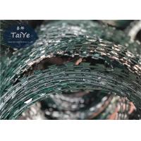 China Full Color PVC Coated Razor Wire Corrosion Resistant Used High Security on sale