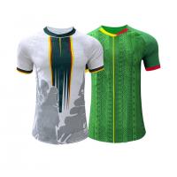 China Mali & Ivory Coast Fan Edition Jerseys Permeable Quick Dry White Green Blue Color on sale