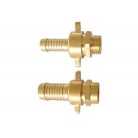 China Three Piece Brass Hose Fittings , Brass Hose Connector Easy Connection on sale