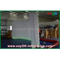 China Inflatable Led Photo Booth White Oxford Fabric Inflatable Event / Wedding Photo Booth Kiosk SGS on sale