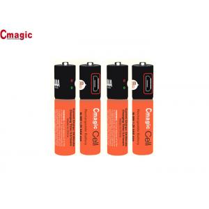 450mAh NIMH USB AA Battery , High Capacity Usb Battery Long Operation Life