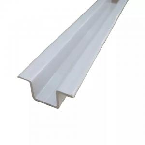 China White Color Aluminium Extruded Profiles For Kitchen Cabinet Door U Corner supplier