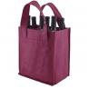 China Water Proof Reusable Wine Shopping Bags Non Woven 1 Bottles - 6 Bottles wholesale