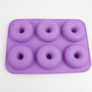 Multi Functional Silicone Donut Mold , Silicone Baking Mould For Dessert Making