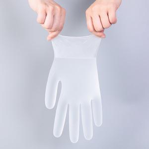China Clear Transparent Thick Protective Disposable PVC Gloves supplier