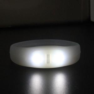 China Sound Activated RFID Silicone Bracelets Blinking Lighted Bracelet For Events supplier