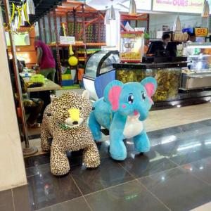 China Hansel amusement park battery animal kids plush electric rides on animal supplier