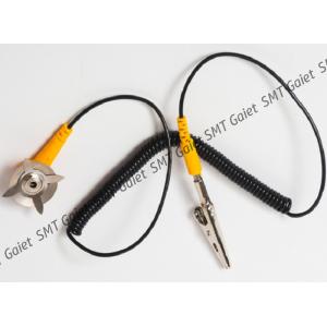 Yellow Black ESD Grounding Strap Stretching About 1.8M