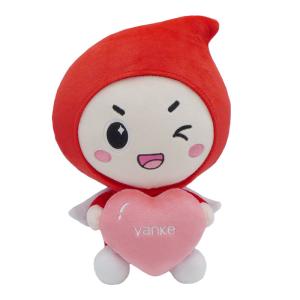 China EN71 los 25cm Mini Plush Mascot Toy With imprimió el logotipo supplier