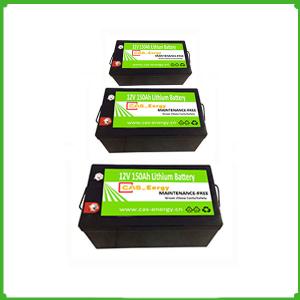 Deep Cycle 12V 150Ah Solar LiFePo4 Battery Pack 12V 150Ah Li-Ion Battery