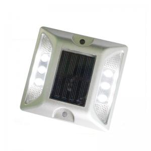 China White Solar Powered Road Reflectors 1.2V LED Aluminum Flashing supplier