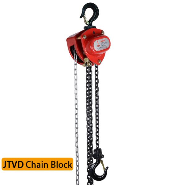 JTVD Versatile Manual Operated Chain Hoist N.W. 11-1092KG Lift Speed Manual for Various Applications