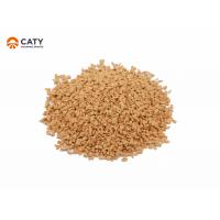 China Anti Slip Recycled Rubber Granules Khaki Color For Sports Area on sale