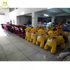 China Hansel 2016 high quality Wholesale 4 Wheels Electric Scooter Stuffed Animal Ride On Animal Toy Animal Robot For Sale supplier