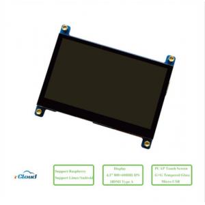 4.3inch HDMI LCD Display 800x480 Pixels USB Mini PCs Multi Capacitive Touch Screen