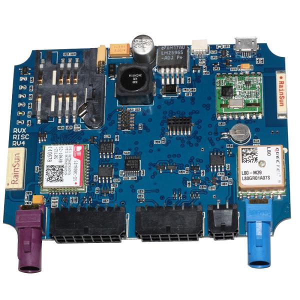 Blue Pcba Circuit Board Assembly Services , Oem Circuit Boards 1-20 Layers