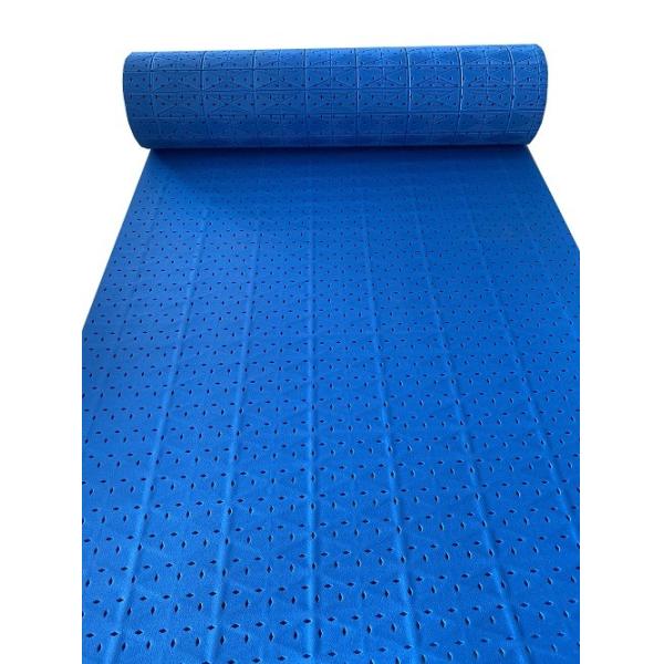 China Método de instalación de las almohadillas de choque con patrón de polietileno para sistemas de césped artificial wholesale