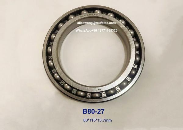 B80-27U454 B80-27 rodamientos automáticos rodamientos de bolas de ranura profunda no estándar 80*115*13.7mm
