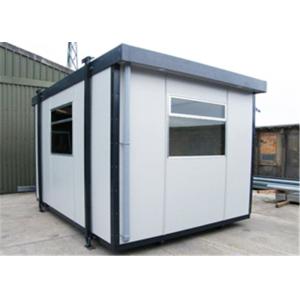 China Sandwich Panel Demountable Foldable Conex Box Homes For Guardroom wholesale