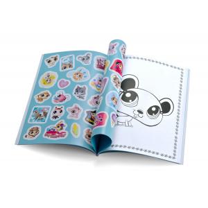 A4 Sticker Book Coloring Pages Printing Gloss Lamination Saddle Stitch CMYK