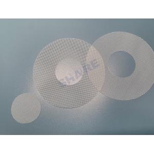 Micron 100 150 200 250 μM Polyester Filter Mesh Shapes Discs For Tea Filter