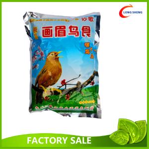 China Flat Heat Seal Style Plastic Packaging Bags , Bird Seeds Packaging Bags supplier