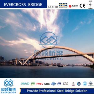 Large Span Capacity Steel Arch Bridge High Flexural Steel Walking Bridge
