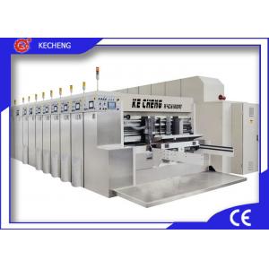 6 Color Hd Flexo Printing Slotting Machine Water Ink High Defination