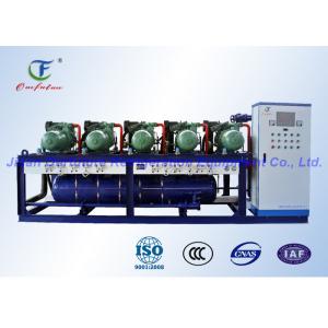 Parallel Screw Compressor Unit , Blast Freezer  Condensing Unit