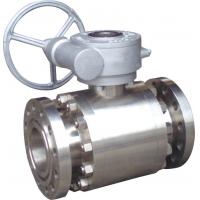 China High Pressure Forged Steel Flanged A105 Ball Valve 800lb-1500lb Channel Straight Through Type on sale