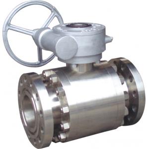 China High Pressure Forged Steel Flanged A105 Ball Valve 800lb-1500lb Channel Straight Through Type supplier