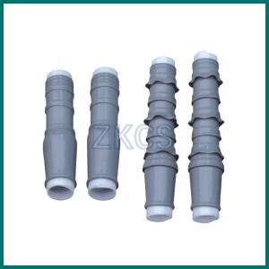 China 0.6/1KV Silicone Rubber Cold Shrinkable Cable Joints Accessories Kits Grey / Black supplier