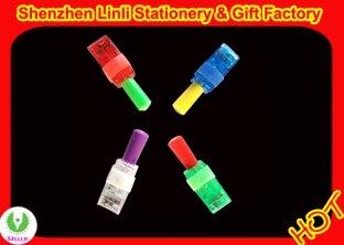 2011New design colorful mini LED laser flashing finger light toys