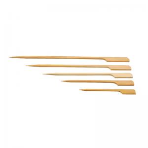Paddle Wooden Sticks BBQ Bamboo Skewers for Outdoor Grilling