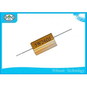Good Heat Radiation Wire Wound Power Resistor 5W 0.1 Ohm - 1K Ohm Resistor